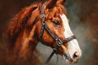 paint a pet or horse portrait