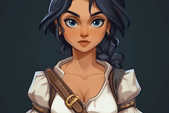 create simple 2d game characters