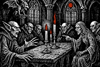 create stunning linocut or woodcut style illustrations