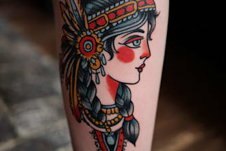 design a chinese or japanese calligraphy tattoo for you
