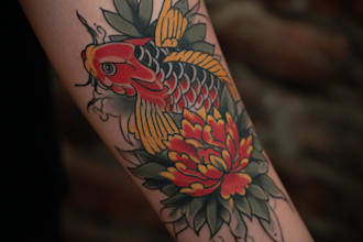 do custom line work minimalist tattoo design