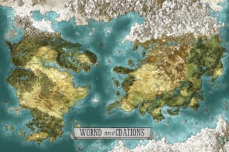 make an amazing world or regional custom fantasy map