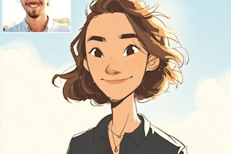 draw your photo to cartoon portrait