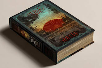 do fantasy book cover, thriller book cover design
