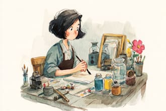 draw a watercolor illustration