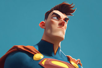 draw you a superhero character