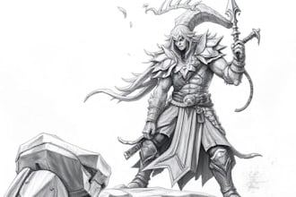 draw dnd character art and d and d character art