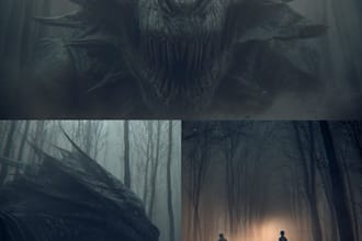 create anything dark art, horror, for merch and cover art
