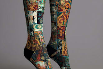 make beautiful socks design