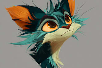 draw art of your furry character or fursona
