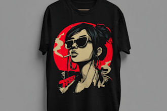 do vintage retro tshirt design for you