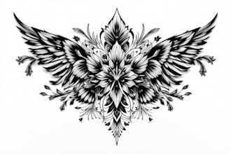 design custom ornamental tattoo for you
