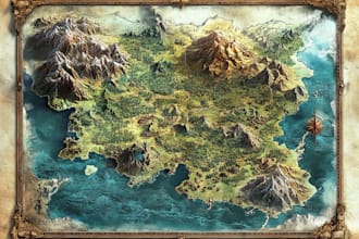make a fantasy map for you