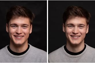 photo retouching portraits skin cleanup
