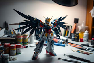 build and custom paint your gundam model kit