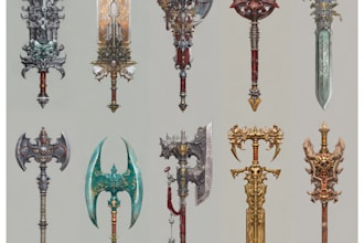 design your fantasy and dnd weapons