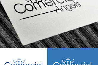 do modern high quality super angels logo design