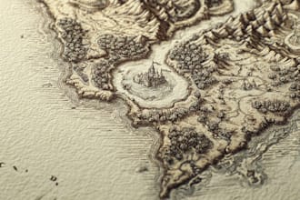 do a world or regional medieval or fantasy map for you