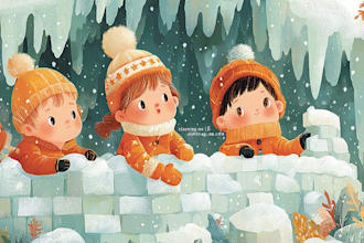 create children book illustration for kids storybook illustration