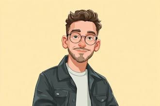 make a cartoon caricature avatar for you in 24hours