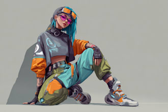 create unique character designs and concept art for you