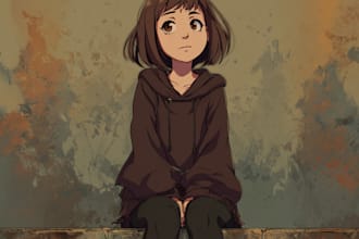do rig anime character art live2d vtuber model for streaming
