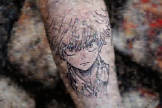 make anime tattoo design