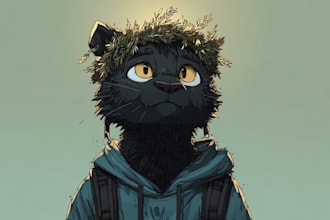 draw an art of your furry character