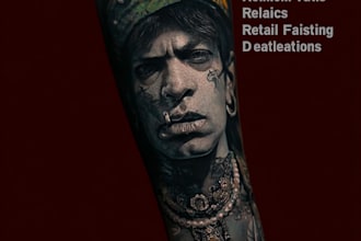 draw a realistic realism tattoo design for you