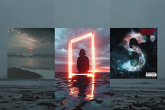 design album cover or single cover art