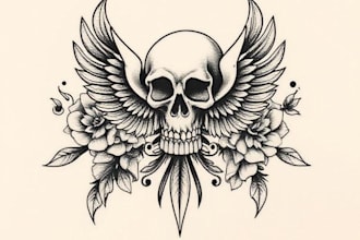 create an amazing custom tattoo design for you