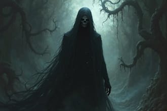make dark and creepy art for you