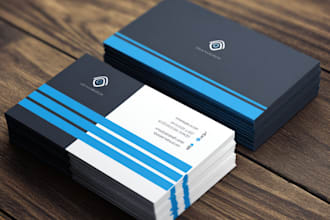 create modern and clean business cards