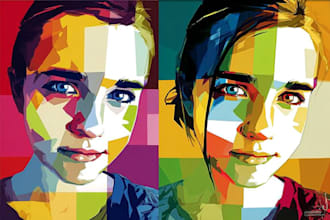 make a beautiful wpap pop art portrait
