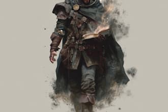 dnd character art and dnd character concept art