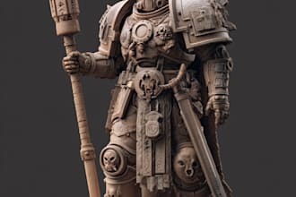 customize your 3d warhammer 40k, aos, dnd or other miniature models