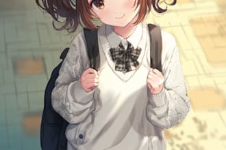draw your character in anime style