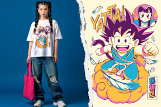 draw vintage retro cartoon and character design