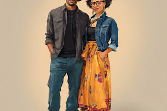 do a beautiful couple portrait