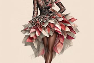 create fashion mood boards and design portfolio