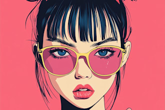 do vector pop art illustration
