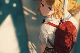 draw highest quality anime art drawing