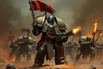 paint your warhammer 40k, sigmar and dnd miniatures
