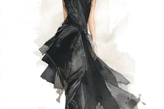 draw fashion illustrations and fashion collections