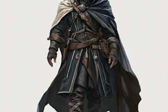 draw your dnd group party illustration
