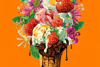 make a food pop art of your food