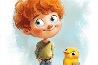 draw watercolor children book, children picture book