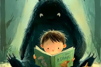 create awesome children book illustrations, and kids book