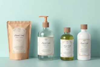 make a label design, cosmetic package, box design