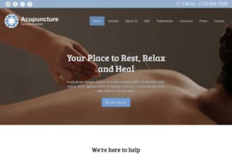build squarespace acupunture website herbal remedy website healing therapy site